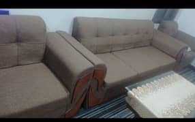 Brown sofa 5 seater