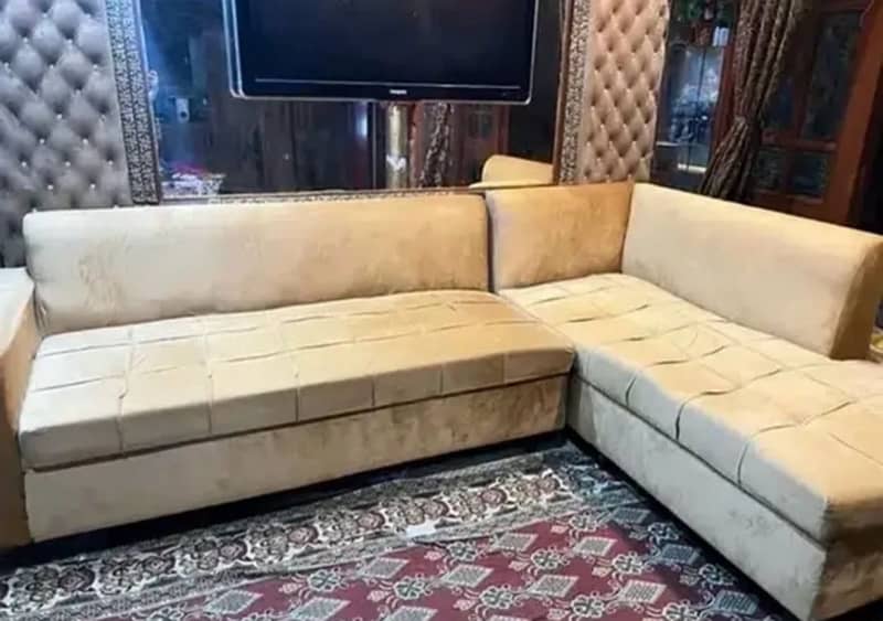 6 seater L shape sofa set 0