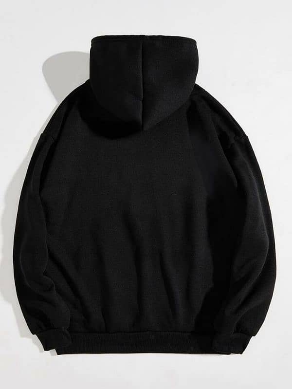 Winter Hoodies plain black and white colour 2 pcs 3