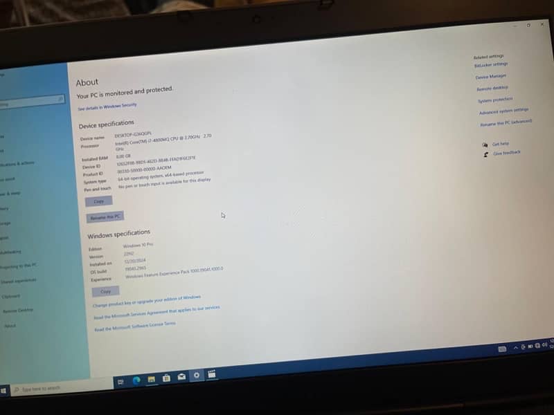 Dell precision M6800 , Core i7.4th generation 7