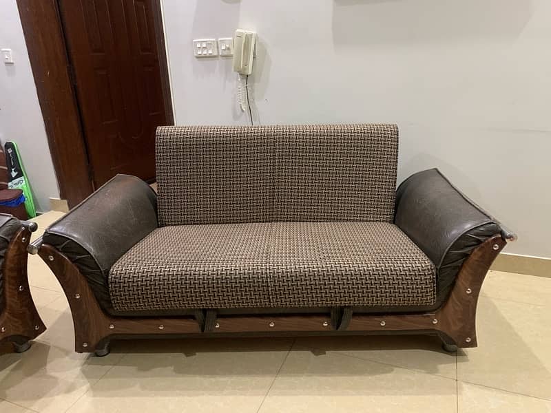 Sofa cumbed | sofa set| 6 seater with storage 1