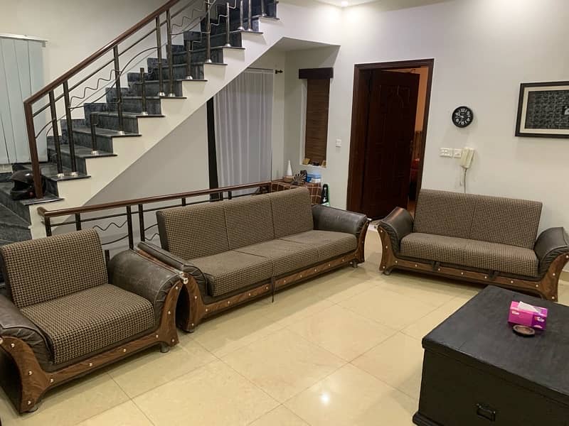 Sofa cumbed | sofa set| 6 seater with storage 3