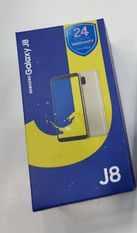 Samsung j8 with box 3