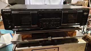 sony tc we635 cassette player with remote without amplifier speaker