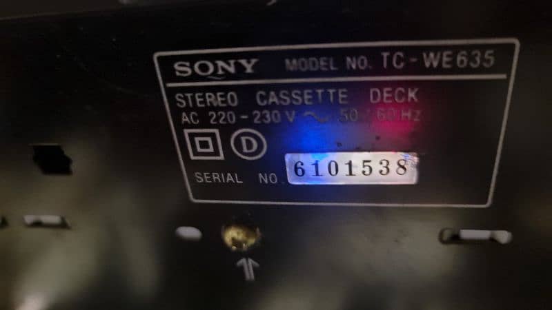 sony tc we635 cassette player with remote without amplifier speaker 1