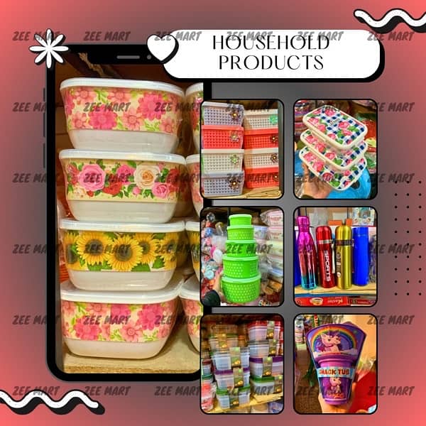 FOOD STORAGE BASKET AND BOXES WITH DIFFERENT SIZES AND COLOUR PICNIC 6