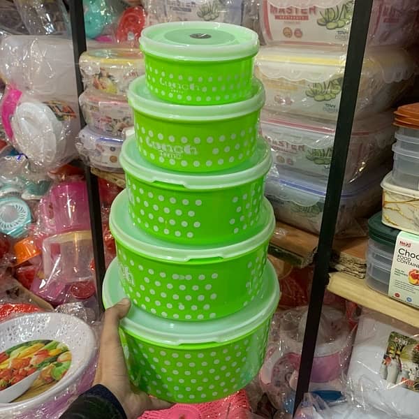 FOOD STORAGE BASKET AND BOXES WITH DIFFERENT SIZES AND COLOUR PICNIC 14