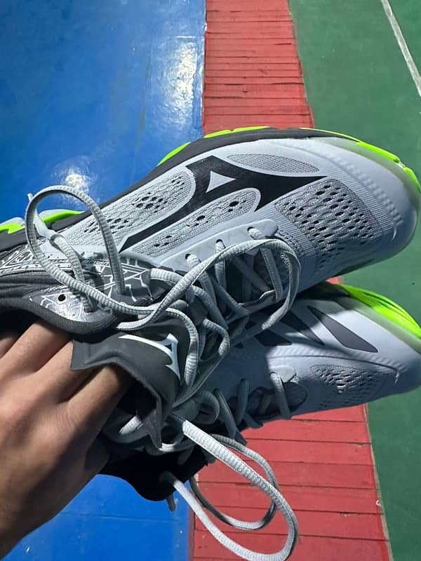 mizuno badminton shoes size 45 0