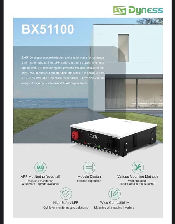 DYNESS LITHIUMION SOLAR BATTERY 3