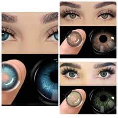 Eyes Lence pack of 3 with 3 colore,s