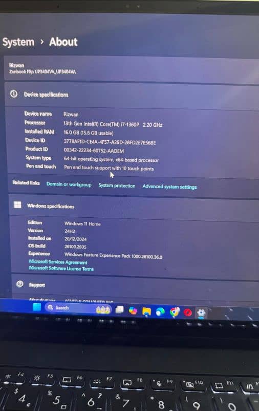 i7 13 Generation Asus Zenbook 360° 0