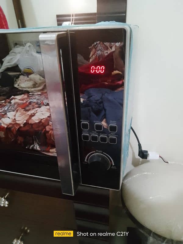 full size 2 in one Haier microwave oven available for sale  not repair 1