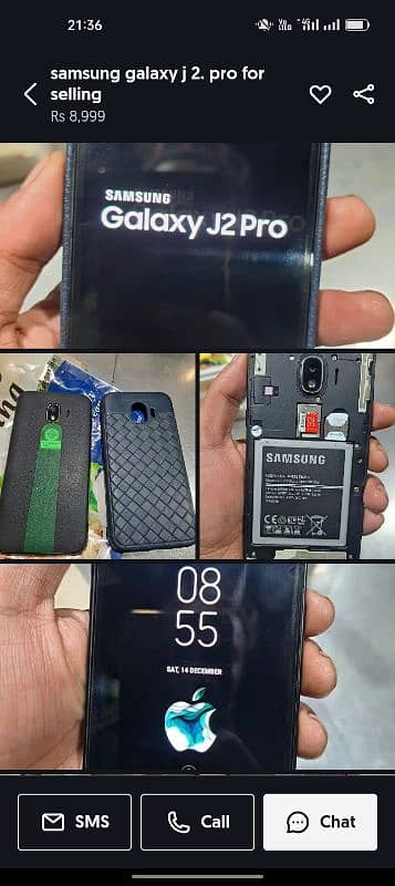 urgent sale Samsung j2 pro A one condition no open  no repair no issue 0