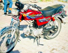 Union Star 70cc Bike, Motorcycle 2023 Model Genuine condition.