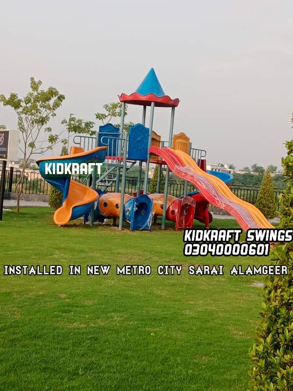 kids Slide/Swings/Kids rides/jhula/indoor swing/jungle gym/gazebo/bar 17