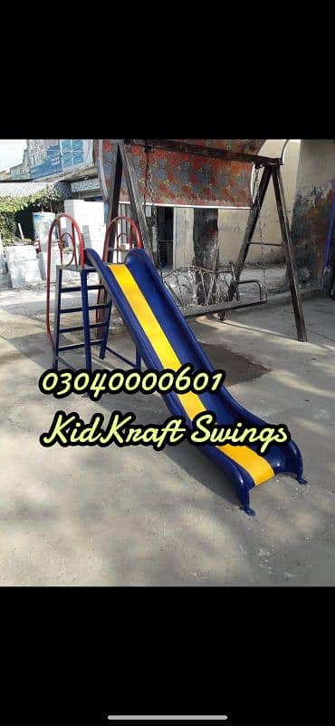 kids Slide/Swings/Kids rides/jhula/Spring rider/jungle gym/gazebo/bar 8