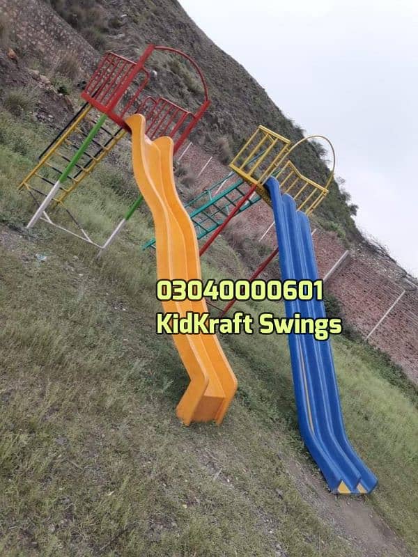 kids Slide/Swings/Kids rides/jhula/Spring rider/jungle gym/gazebo/bar 9