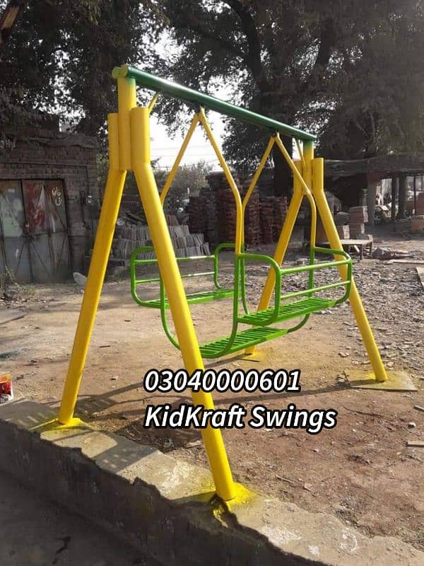 kids Slide/Swings/Kids rides/jhula/Spring rider/jungle gym/gazebo/bar 14