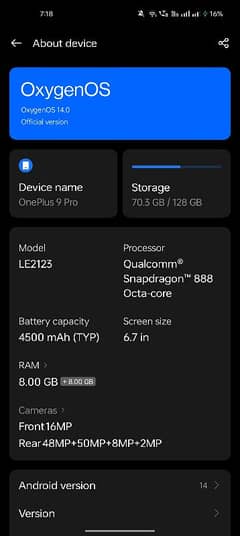 OnePlus 9 pro 10off 10