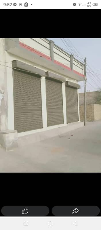 Shadab Colony F2 2Marla Corner Commercial Shops Urgent For Sale 1