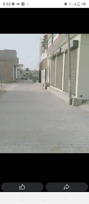 Shadab Colony F2 2Marla Corner Commercial Shops Urgent For Sale 2