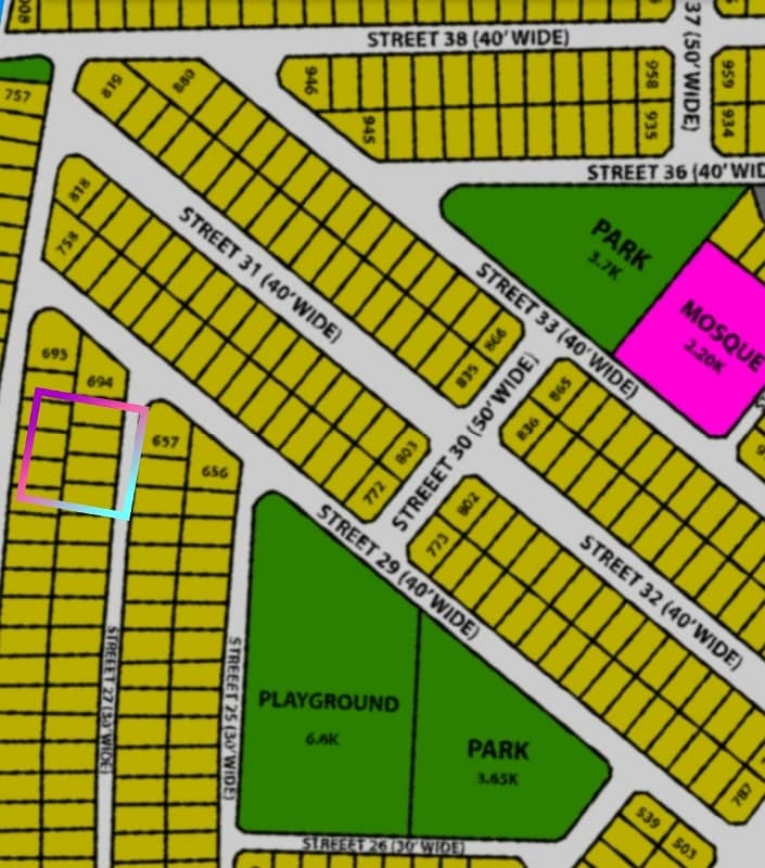 4.5 Marla plot available for sale CBR PHASE 2 Employee Block near main road and park 0