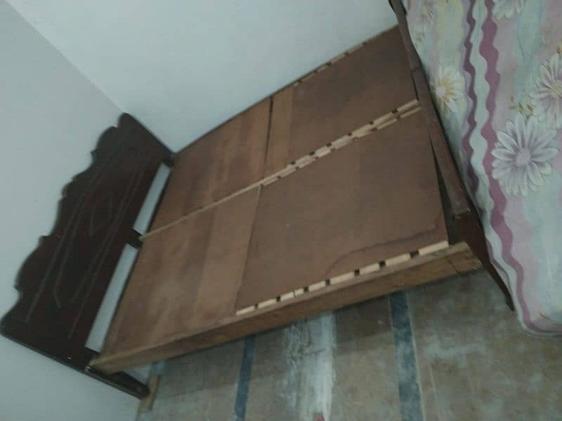 Double bed paki tali ki lakari Ka Bana hi ha bed 0