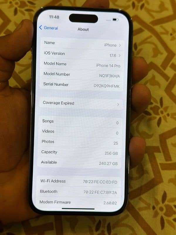 " iPhone 14 Pro 256GB | Factory Unlocked | Mint Condition" PTA Aproved 6