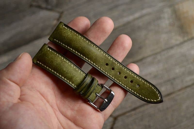 Handmade leather watch straps are available & customization available 6