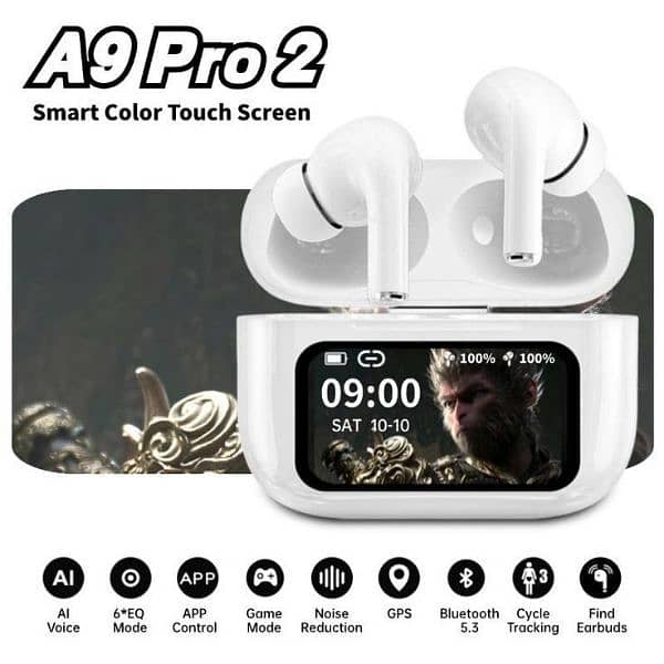 A9 pro earbuds available new condition 1