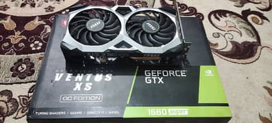 MSI GeForce GTX 1660 SUPER 6GB DDR6  OC Edition Graphics Card