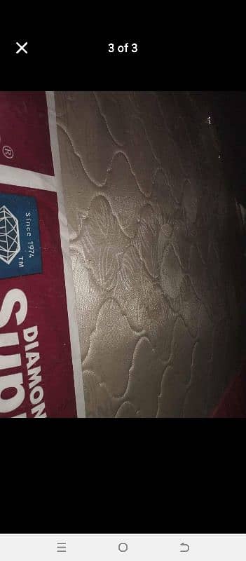 diamond springs mattress king size new condition 1