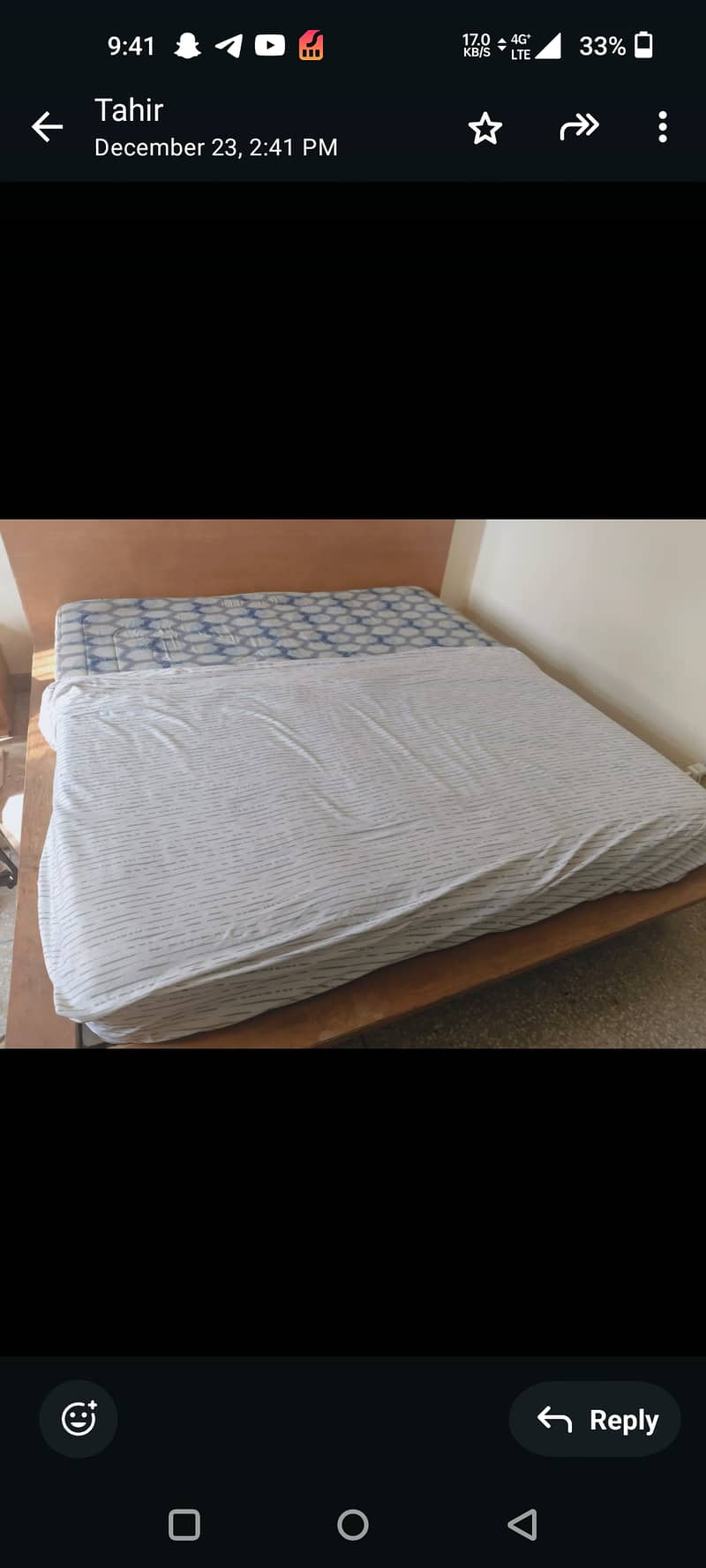 Double Bed With matress 4