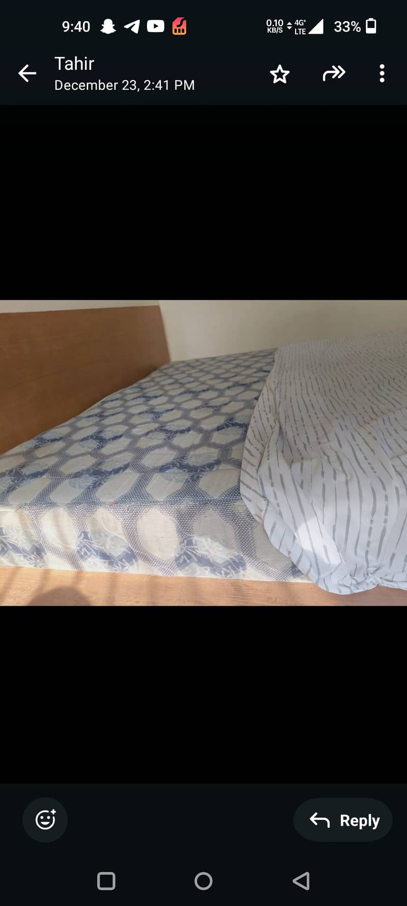 Double Bed With matress 6