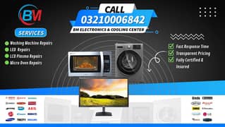 LED repair, LCD Plazma Tv Repair, Automatic washing machine Repairing