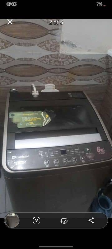 Automatic Dawlance Washing Machine 1