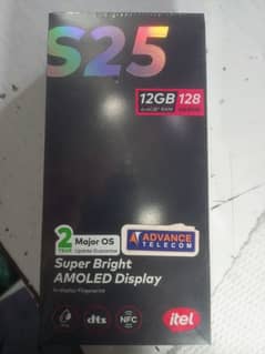 itel s25 just box upan