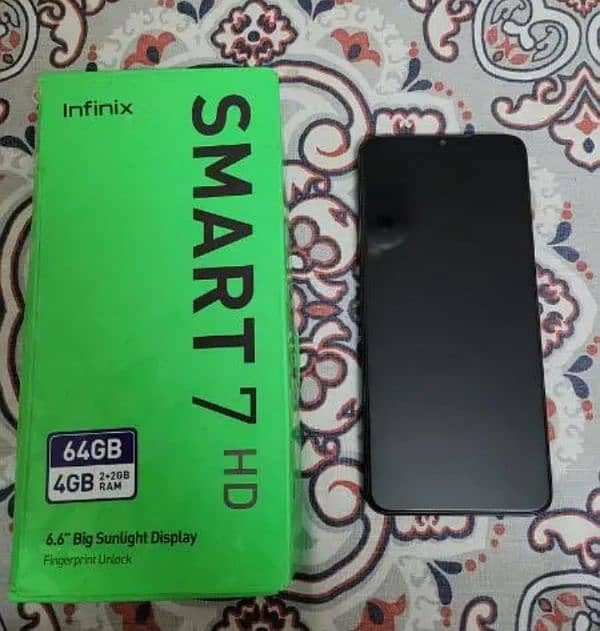 Infinix smart 7 4+3 64gb good condition 6