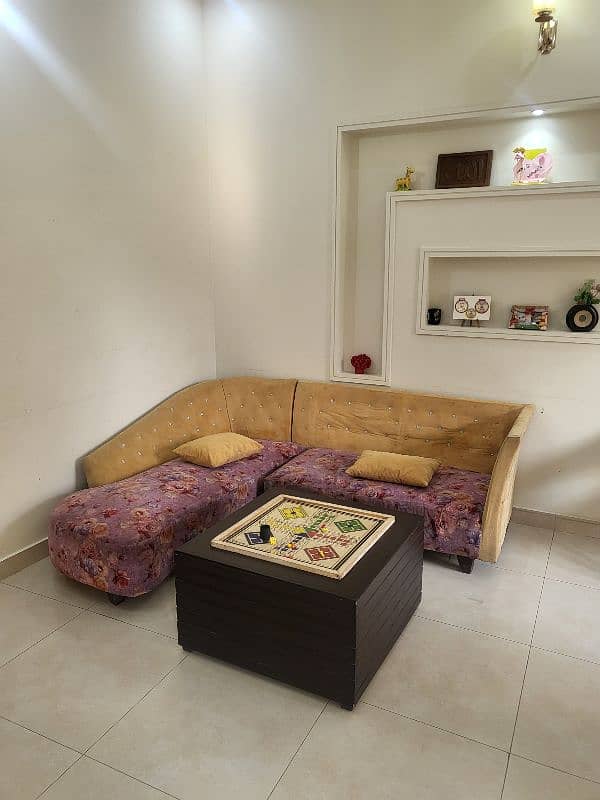 L Shape Sofa with Table 2