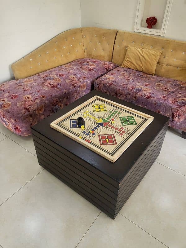 L Shape Sofa with Table 3