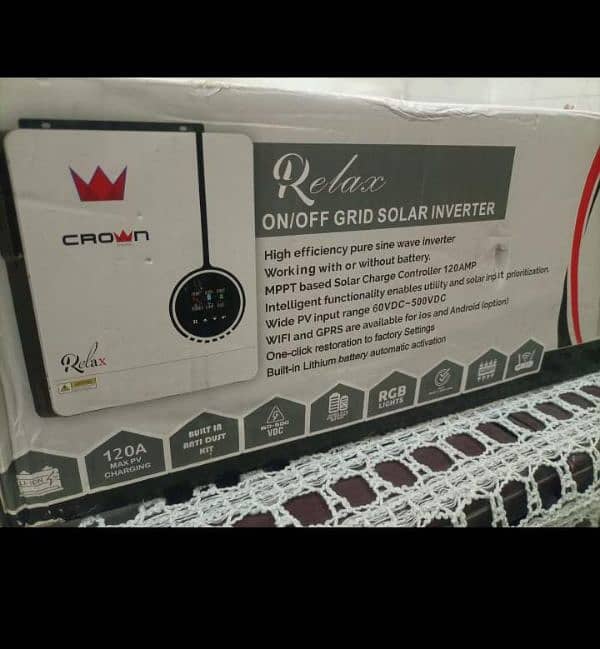 crown 6.2kw hybrid solar inverter (0304/49/39/900) 5