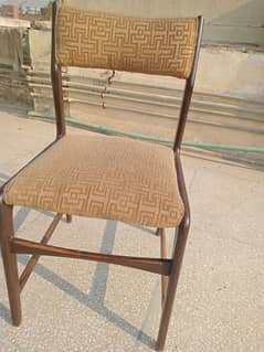 4 dining chairs- sheesham wood