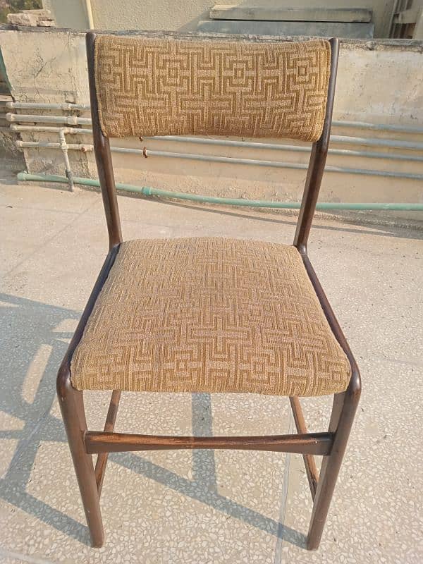 4 dining chairs- sheesham wood 3