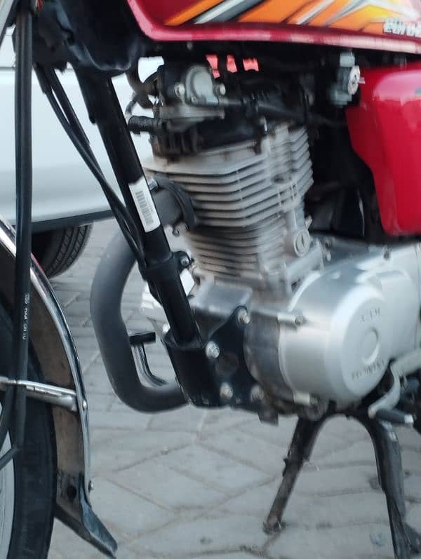 honda 125 is in good condition no any work required first owner bike 8