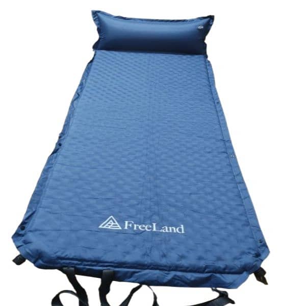 Freeland Camping Sleeping Pad Self Inflating with Attached Pillow, 1