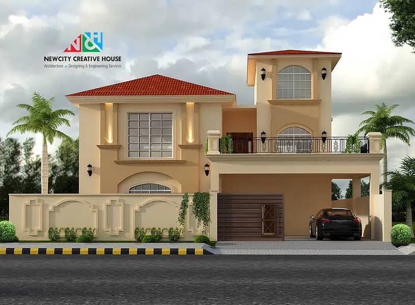 Architectural Drawings & 3d Elevations & Graphic designing 5