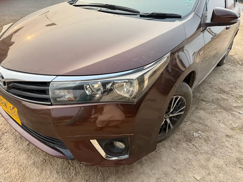 Toyota Corolla GLI 2015 modal 2016 register 2