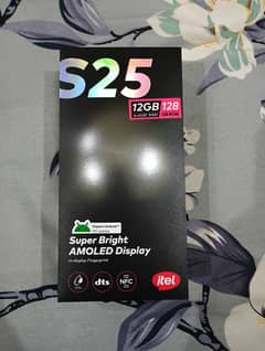 Itel S25 Black 6+6gb 128gb Brand New Full Warranty (Read Ad)