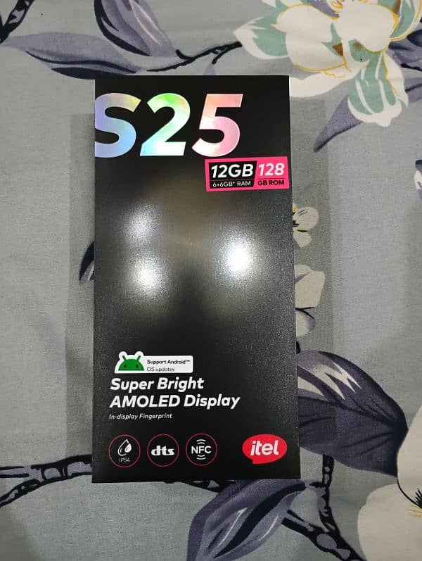 Itel S25 Black 6+6gb 128gb Brand New Full Warranty (Read Ad) 0