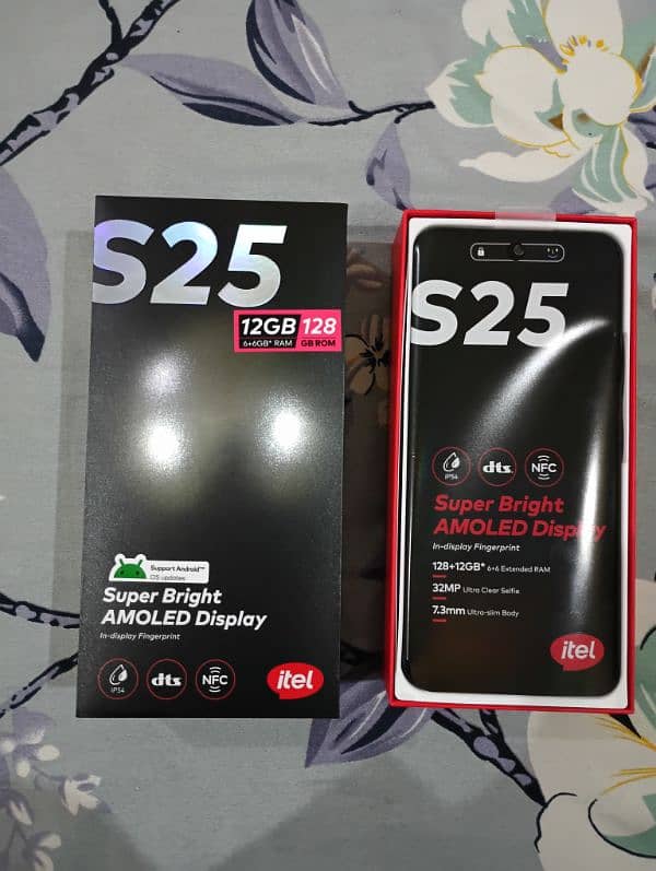 Itel S25 Black 6+6gb 128gb Brand New Full Warranty (Read Ad) 1